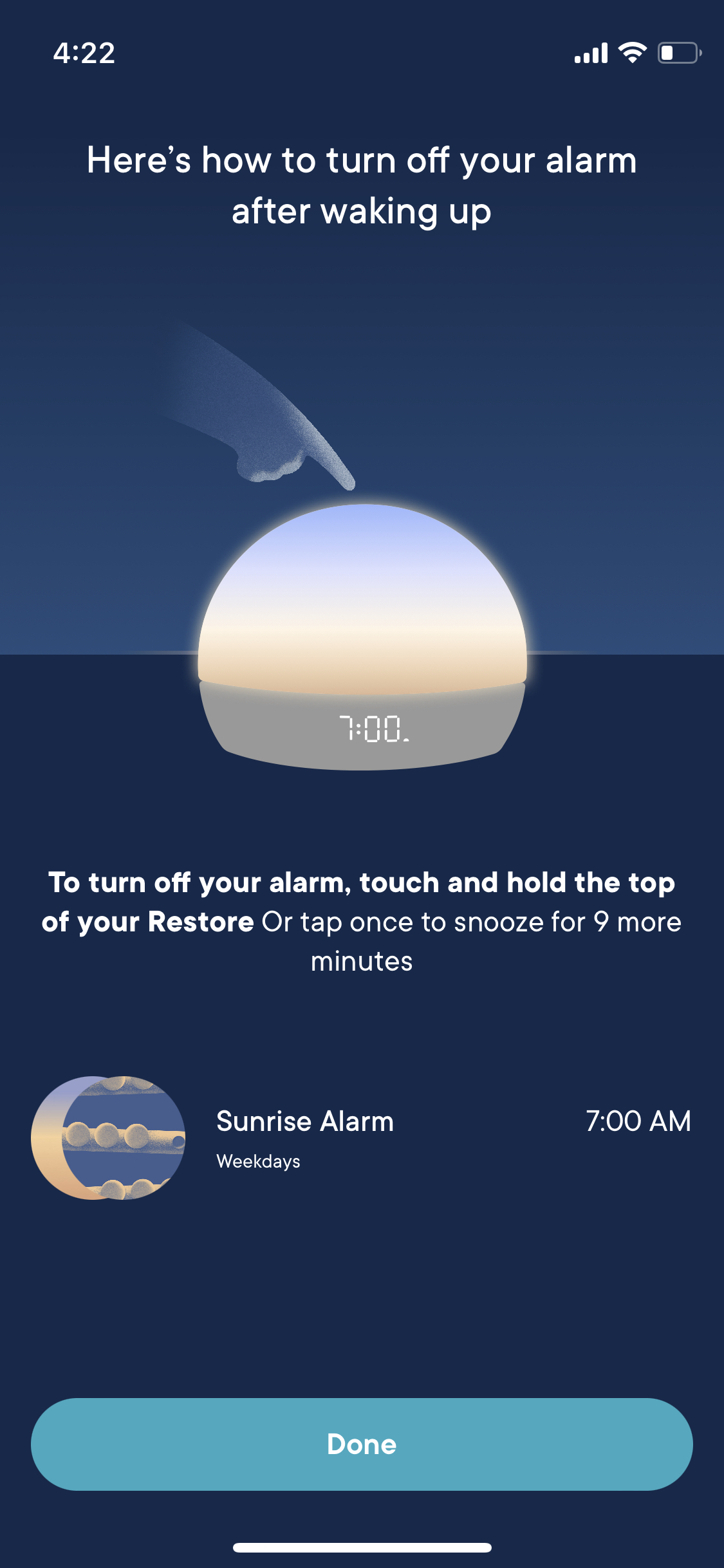 How do I create an alarm? Hatch Support